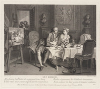 KG 12918
<br/>
De geliefden (Les remois)
<br/>
<em>Larmessin, Nicolas IV de (1684-1756)</em>